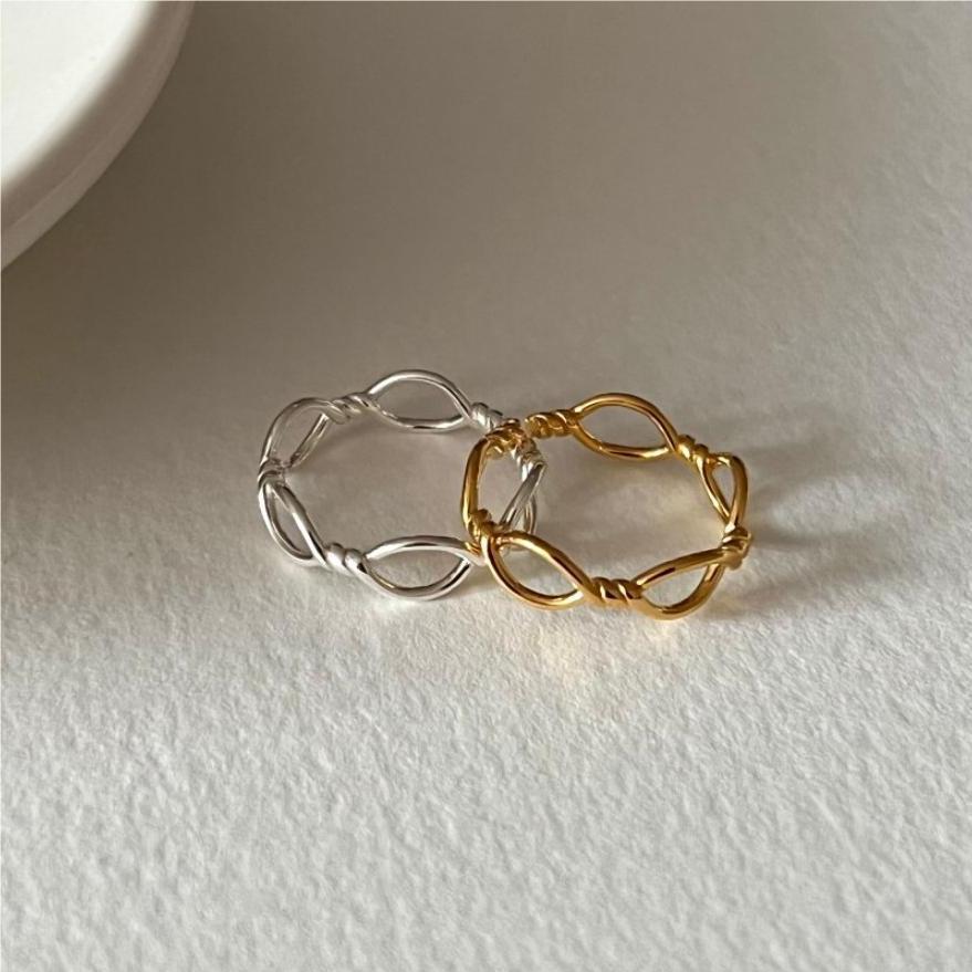 Braided Ring (Solid Silver) - Hypoallergenic - Abbott Atelier