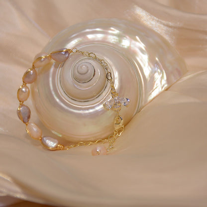 Bumblebee Pearl Bracelet - Pamela - Freshwater Pearls - Abbott Atelier