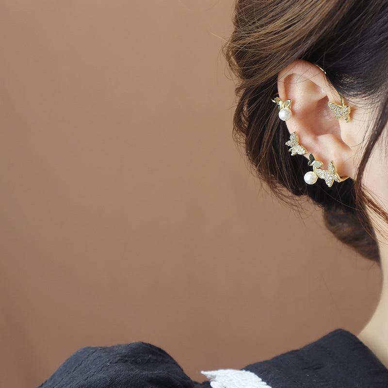 Butterfly Ear Cuffs - Gold - Plated - Abbott Atelier