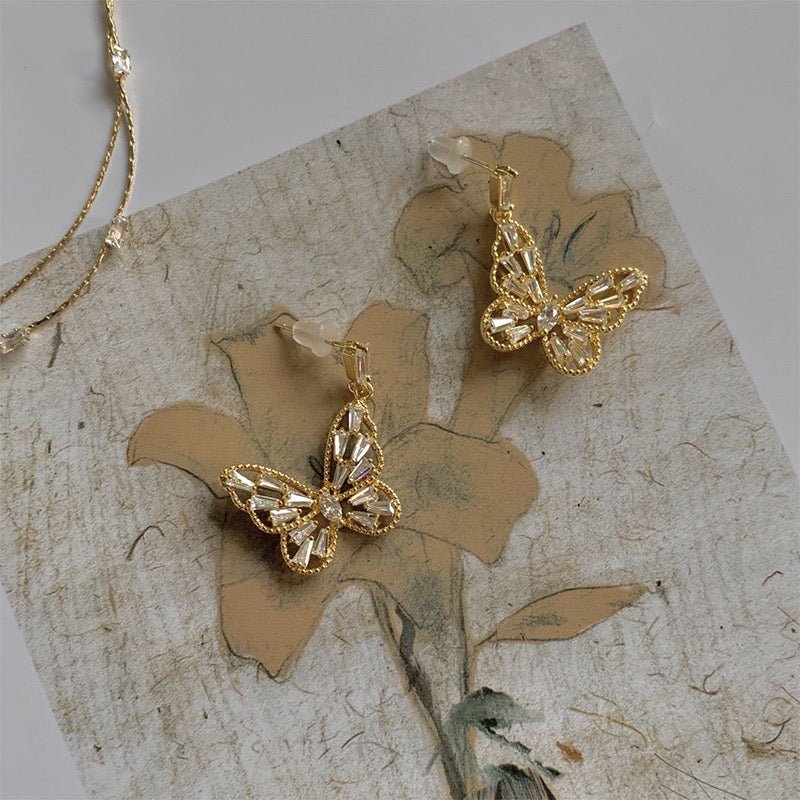 Butterfly Earrings - Analena - Hypoallergenic - Abbott Atelier