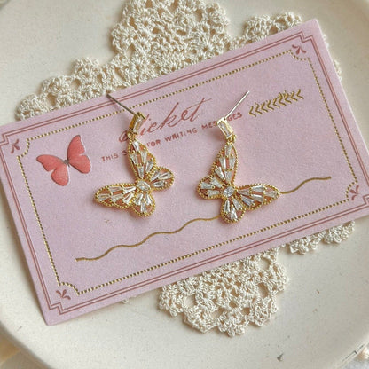 Butterfly Earrings - Analena - Hypoallergenic - Abbott Atelier