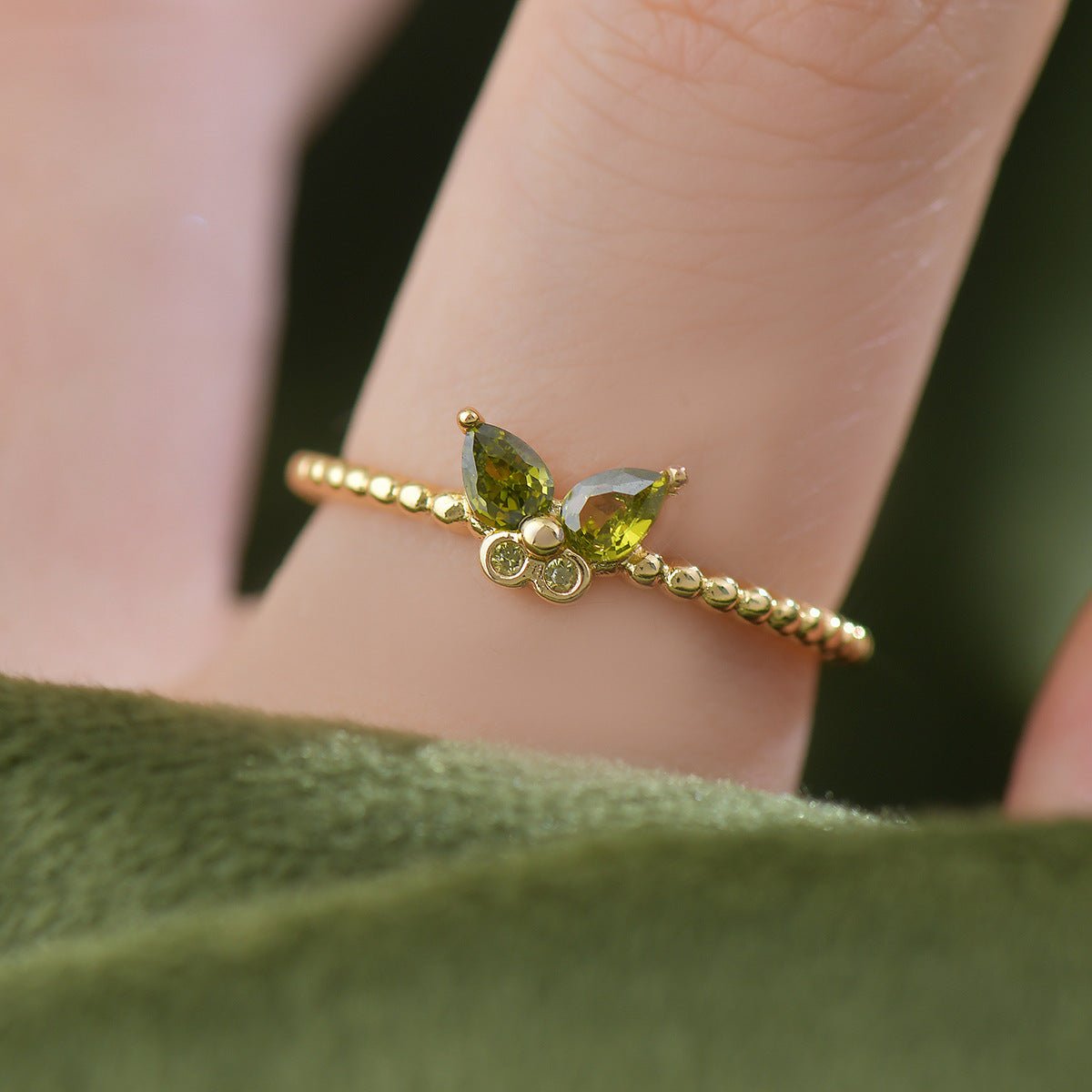 Butterfly Garden Ring - Gold - Plated - Abbott Atelier