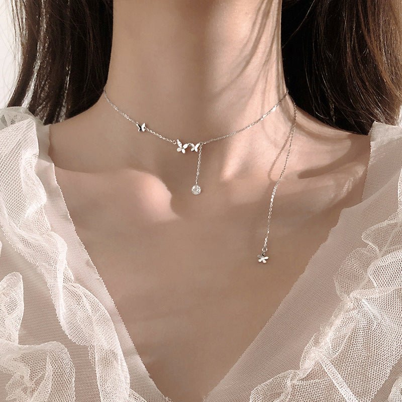 Butterfly Necklace (Solid Silver) - Sydney - Hypoallergenic - Abbott Atelier