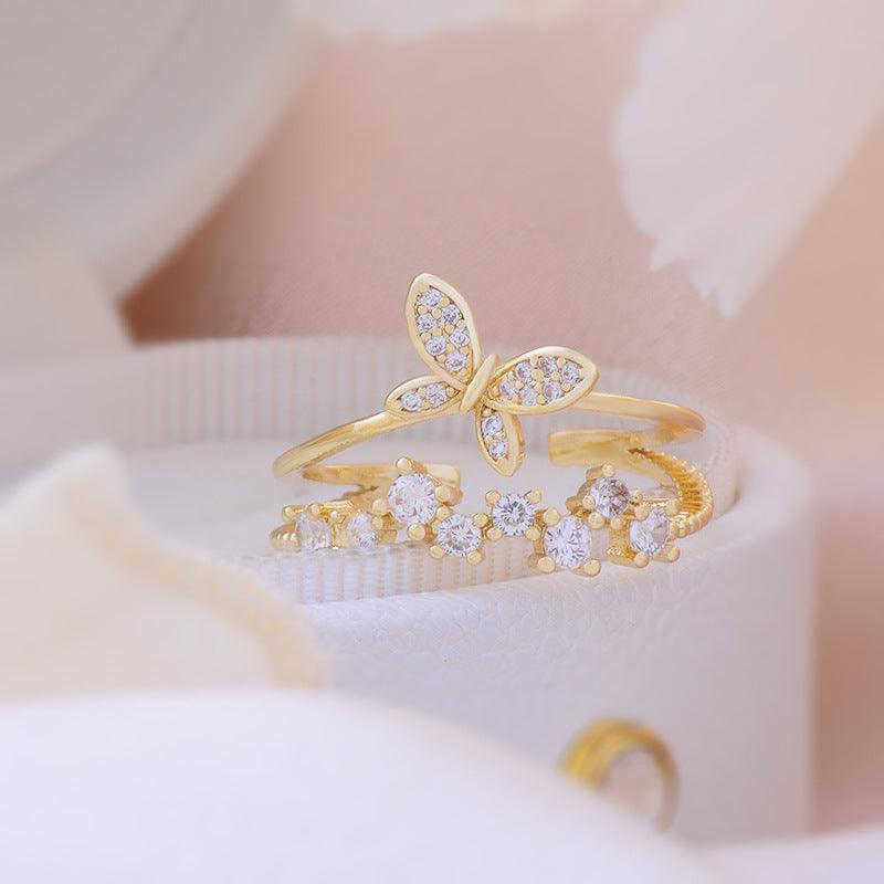 Butterfly Ring - Anna - Gold - Plated - Abbott Atelier