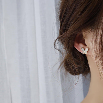 Butterfly Stud Earrings - Hypoallergenic - Abbott Atelier