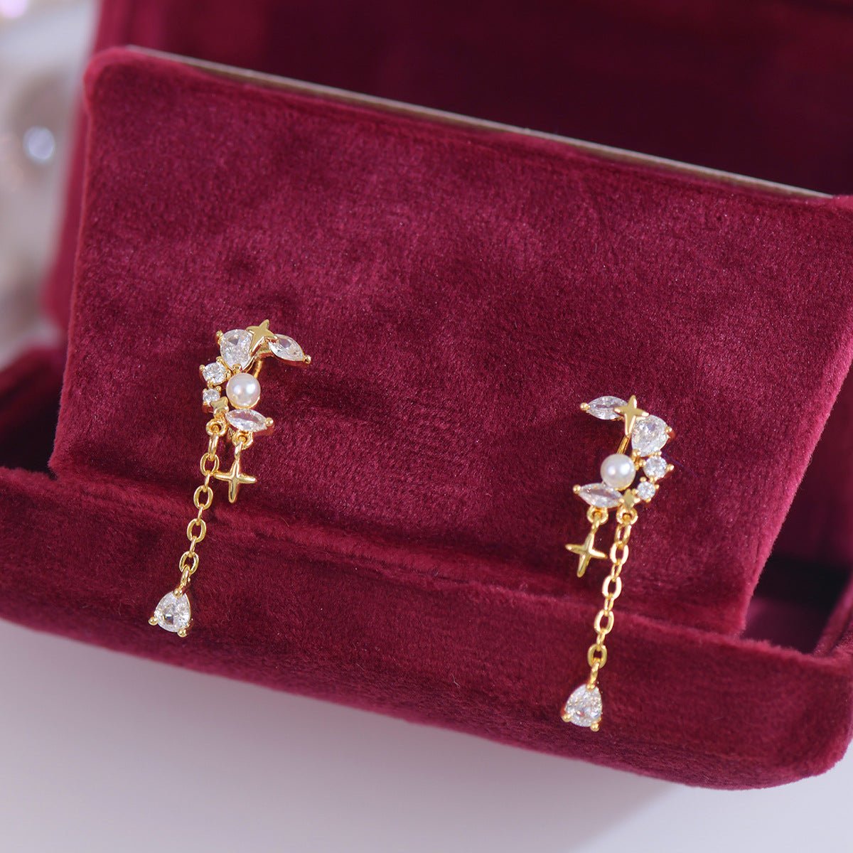 Celestial Earrings - Portia - Hypoallergenic - Abbott Atelier