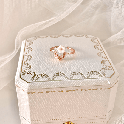 Cherry Blossom Ring - Charlee - Gold - Plated - Abbott Atelier