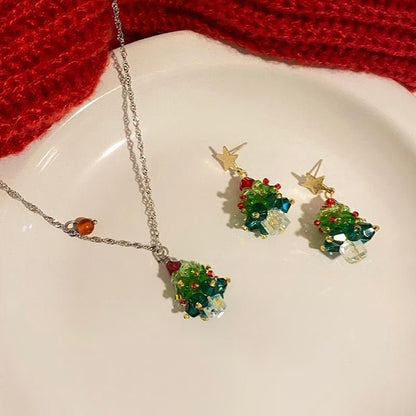 Christmas Tree Earrings - Hypoallergenic - Abbott Atelier