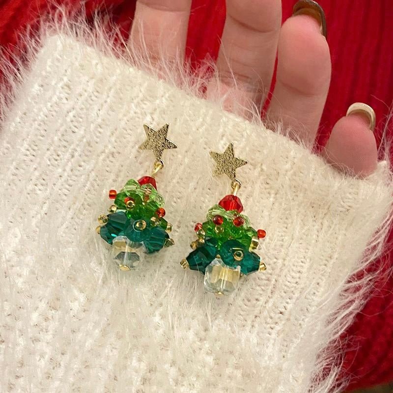 Christmas Tree Earrings - Hypoallergenic - Abbott Atelier