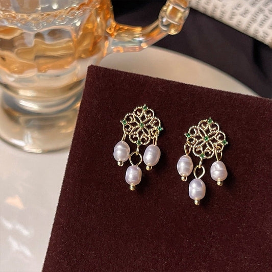 [Clearance] Baroque Earrings - Patricia - Hypoallergenic - Abbott Atelier