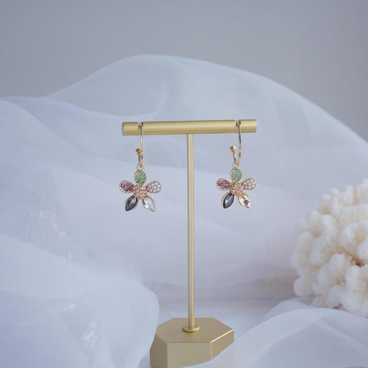 [Clearance] Flower Earrings - Hypoallergenic - Abbott Atelier