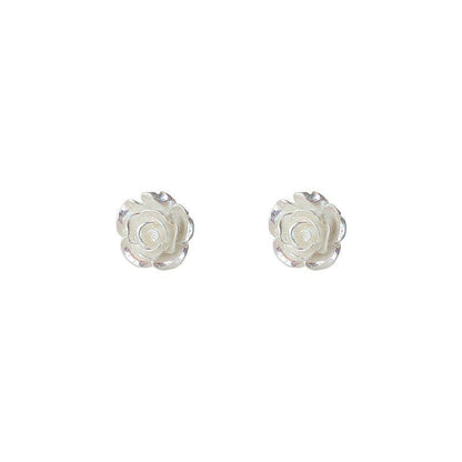 [Clearance] Rose Stud Earrings (3 Colors) - Hypoallergenic - Abbott Atelier