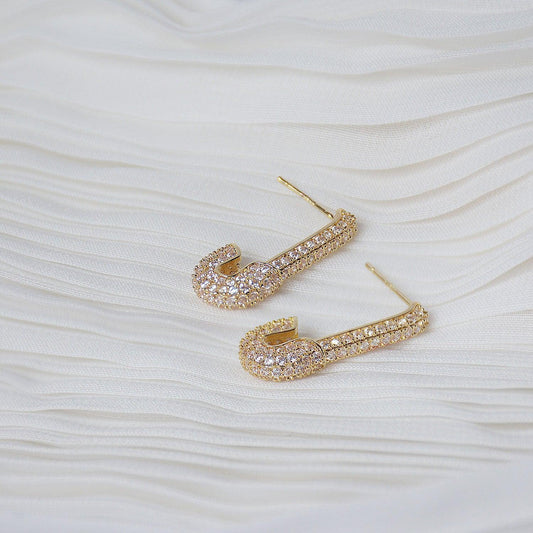 [Clearance] Safety Pin Earrings - Hypoallergenic - Abbott Atelier