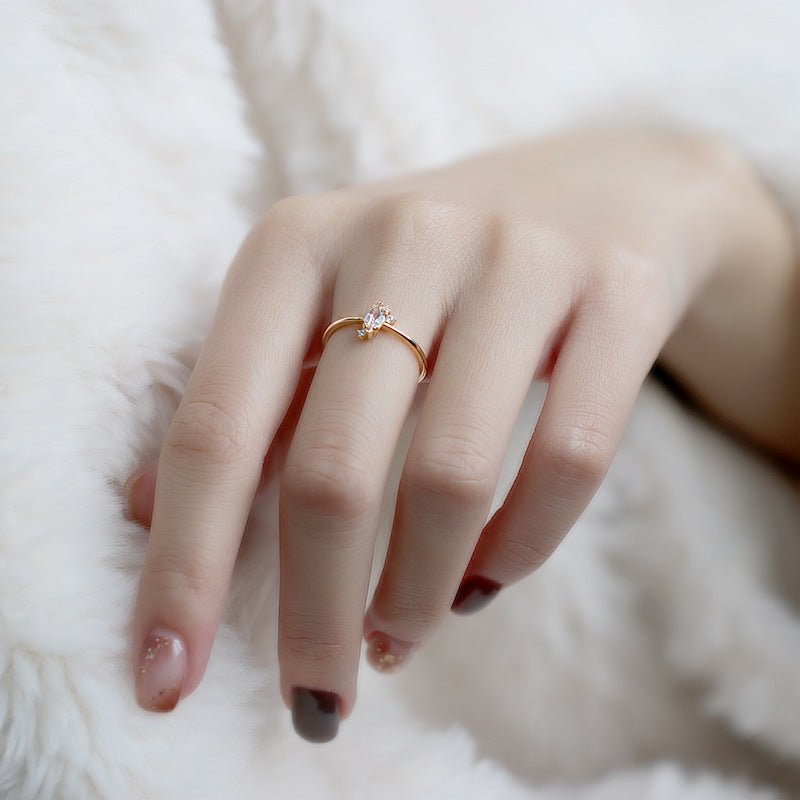 Dewdrop Ring - Gold - Plated - Abbott Atelier