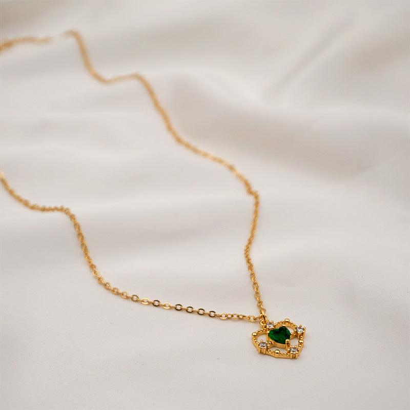 Emerald Necklace (3 Styles) - Gold - Plated - Abbott Atelier