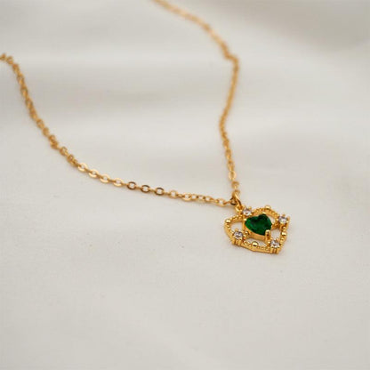 Emerald Necklace (3 Styles) - Gold - Plated - Abbott Atelier