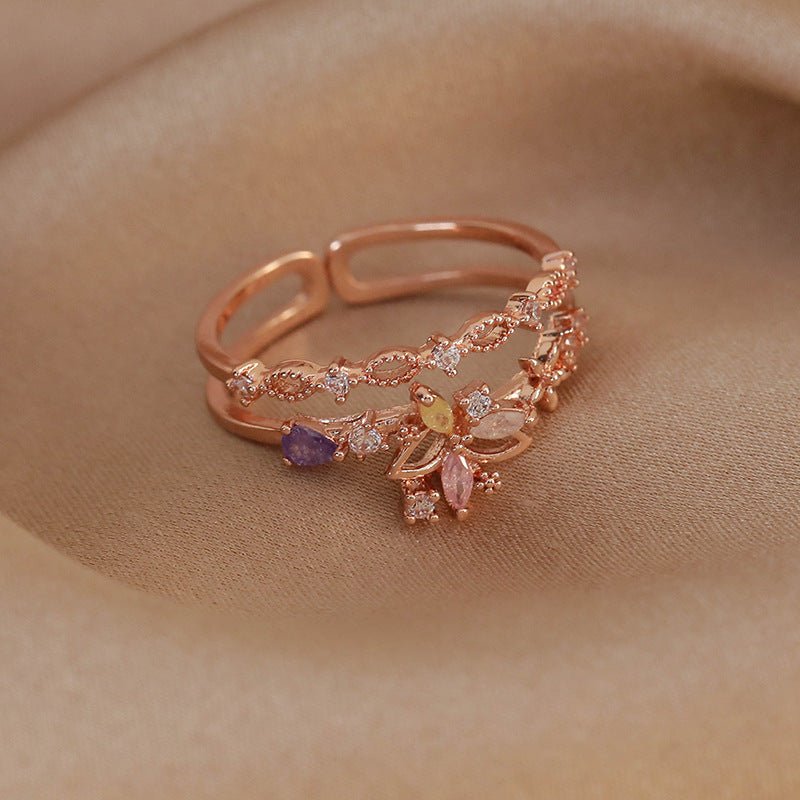 Enchanted Blossom Ring - Gold - Plated - Abbott Atelier