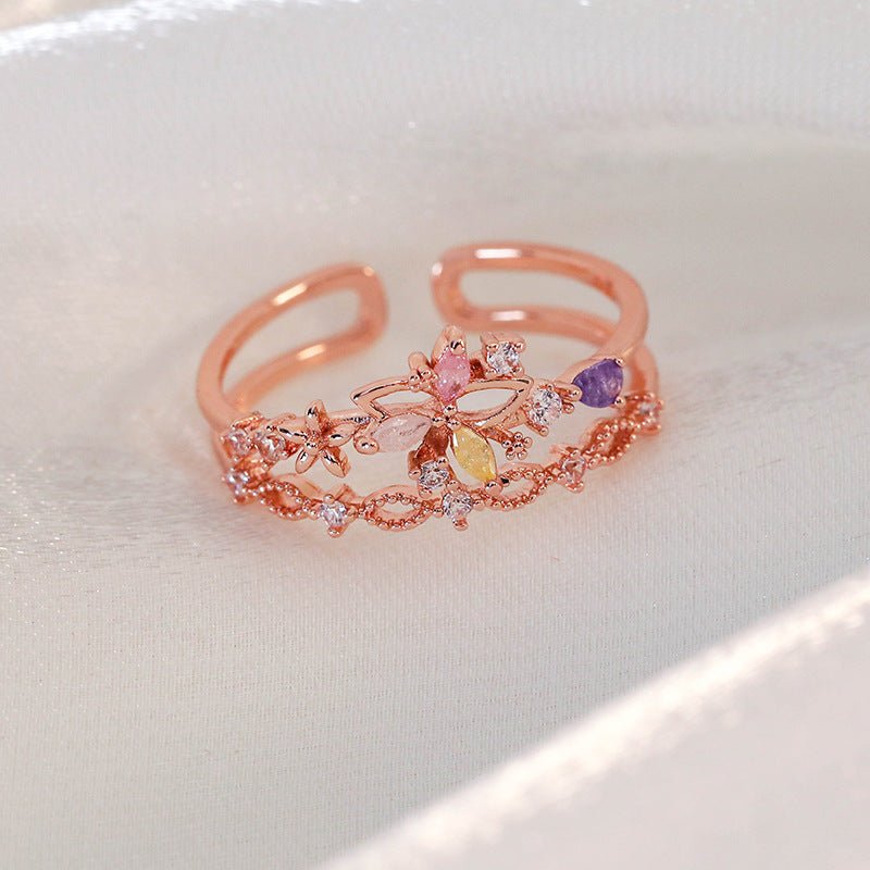 Enchanted Blossom Ring - Gold - Plated - Abbott Atelier