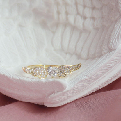 Fairy Wings Ring Set - Gold - Plated - Abbott Atelier