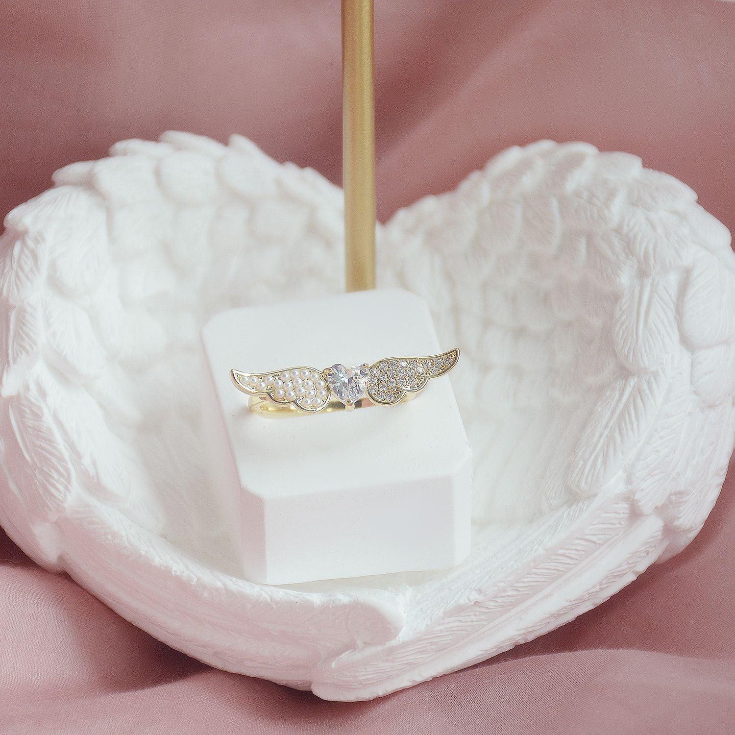 Fairy Wings Ring Set - Gold - Plated - Abbott Atelier