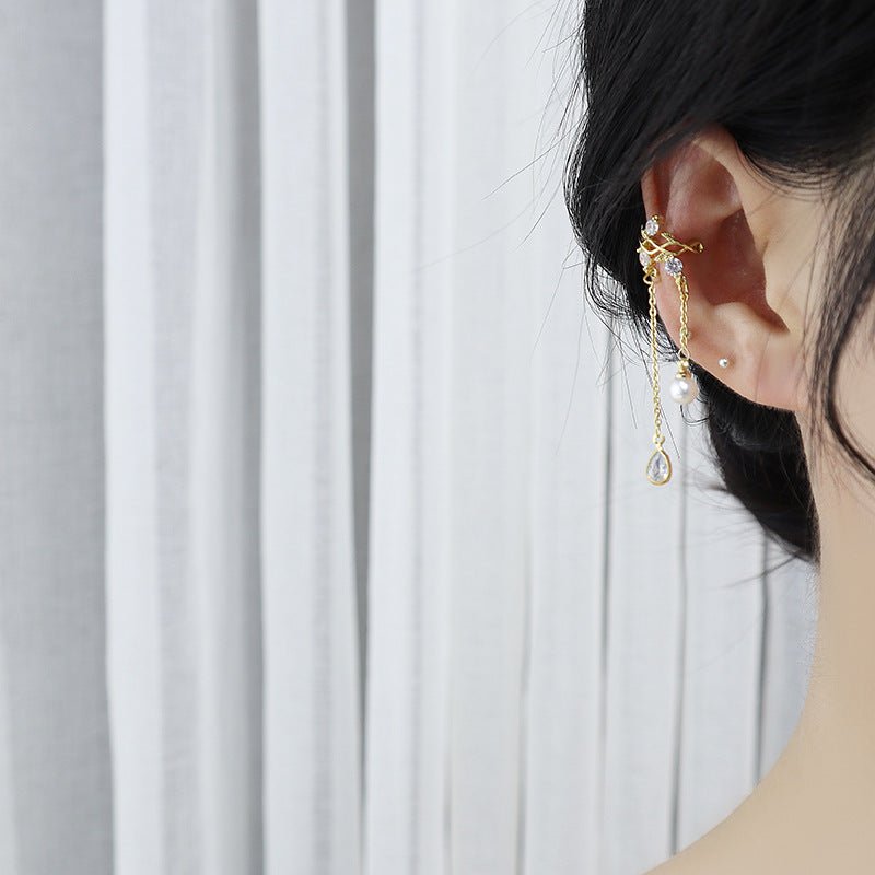 Floral Ear Cuff - Dolores - Gold - Plated - Abbott Atelier