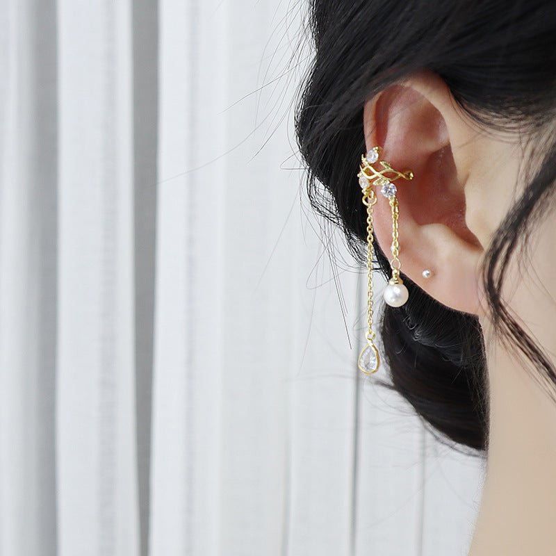 Floral Ear Cuff - Dolores - Gold - Plated - Abbott Atelier