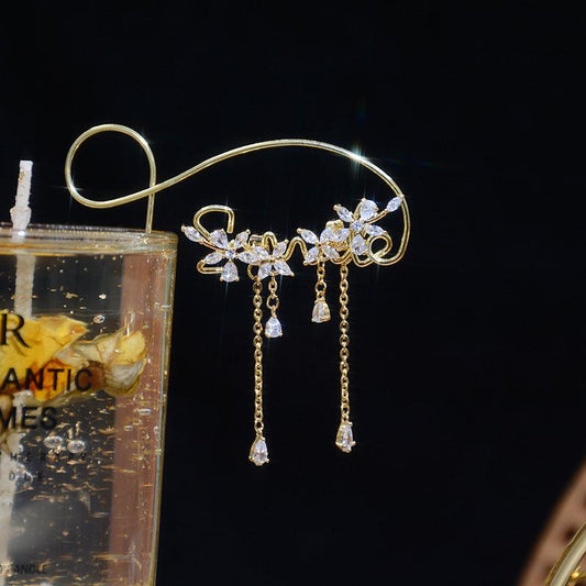 Flower Drop Earrings - Jenny - Hypoallergenic - Abbott Atelier