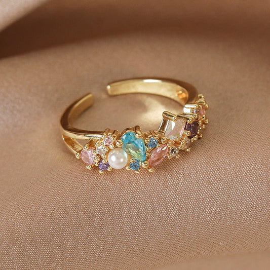 Gold Princess Ring - Arabella - Gold - Plated - Abbott Atelier