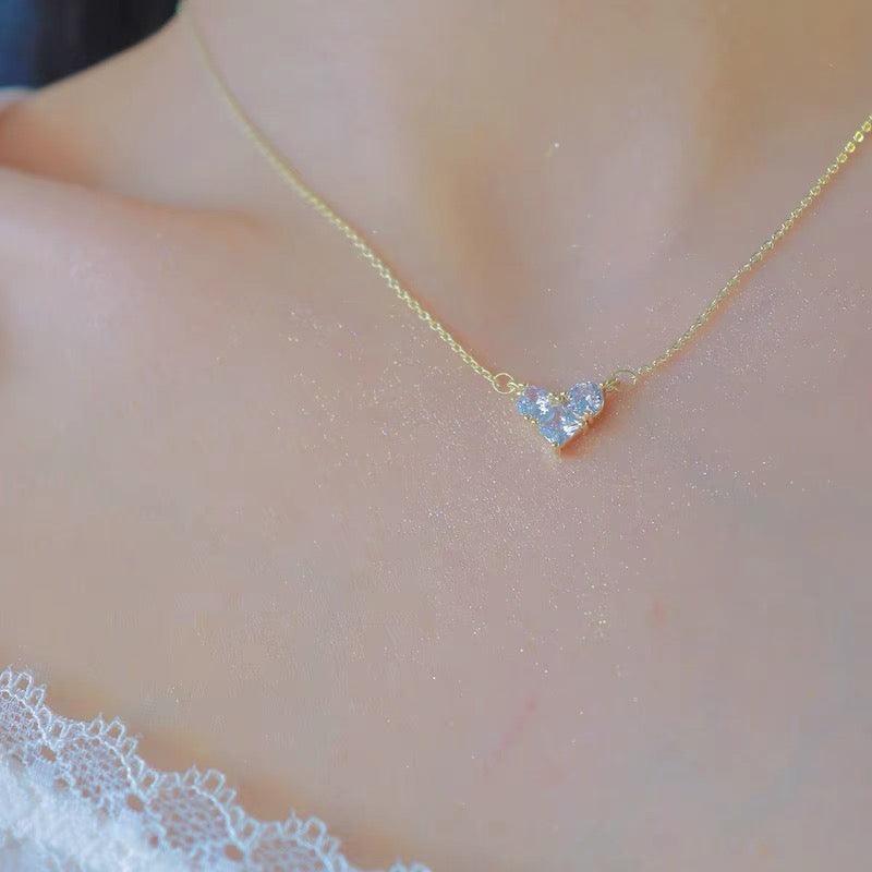 Heart Necklace - Emily - Gold - Plated - Abbott Atelier