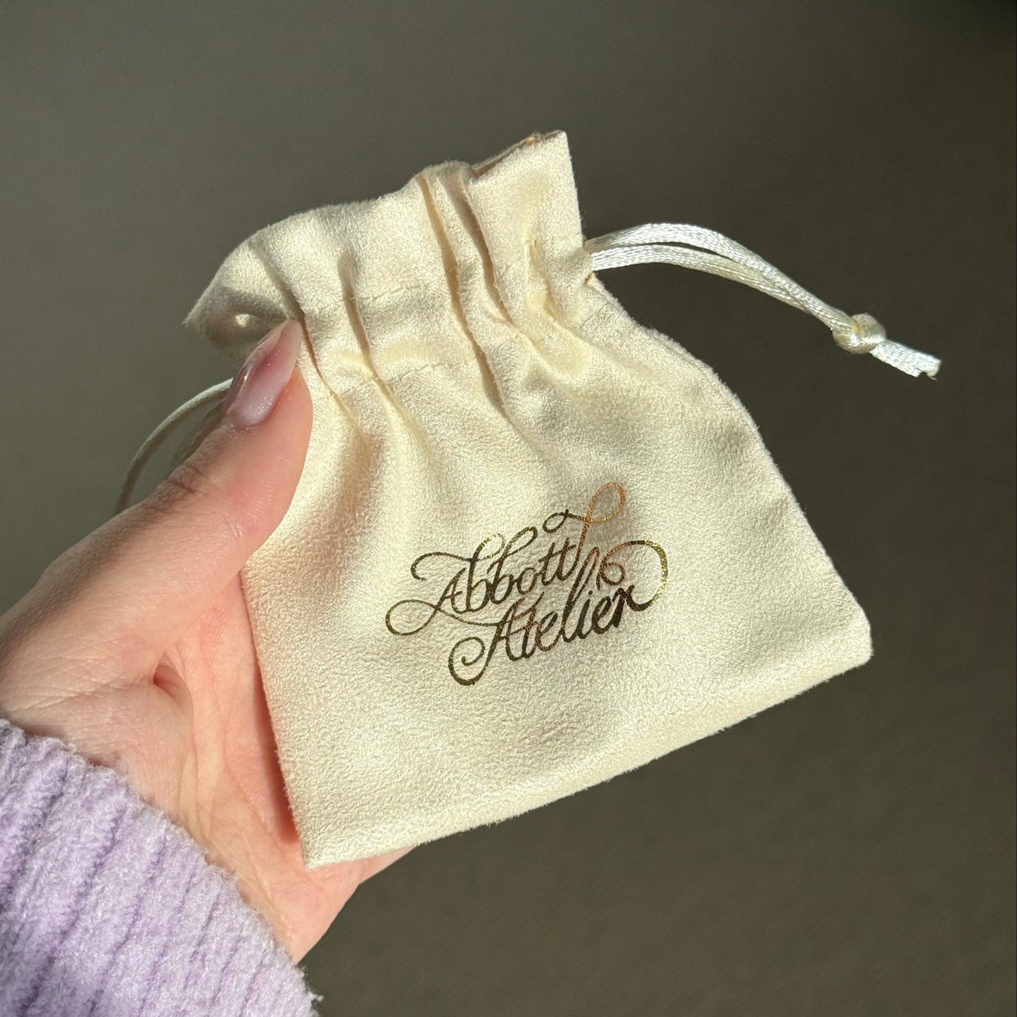 Jewelry Pouch (Vegan Suede) - Abbott Atelier - Abbott Atelier