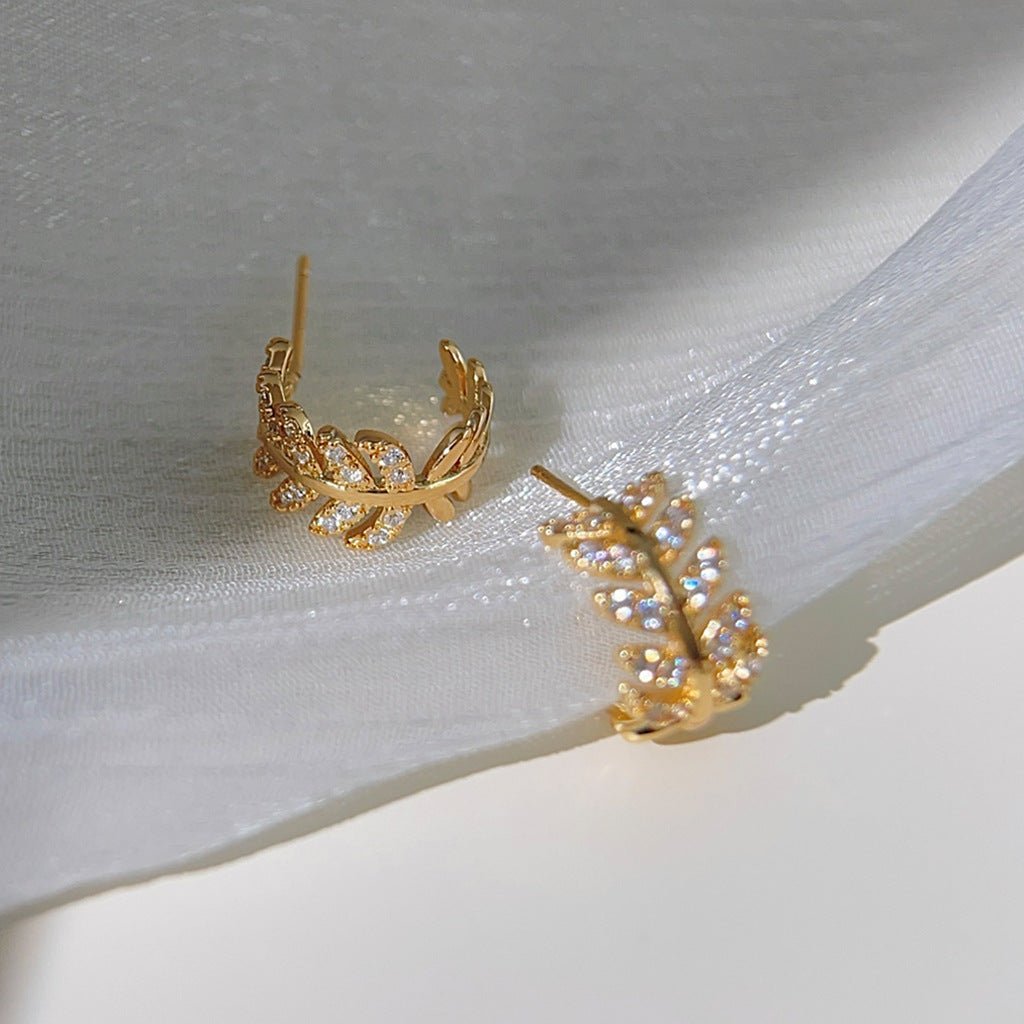 Leaves Earrings - Cadence - Hypoallergenic - Abbott Atelier