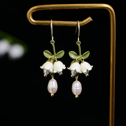 Lily of the Valley Drop Earrings - Hypoallergenic - Abbott Atelier