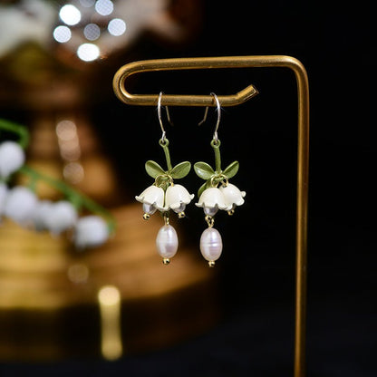 Lily of the Valley Drop Earrings - Hypoallergenic - Abbott Atelier