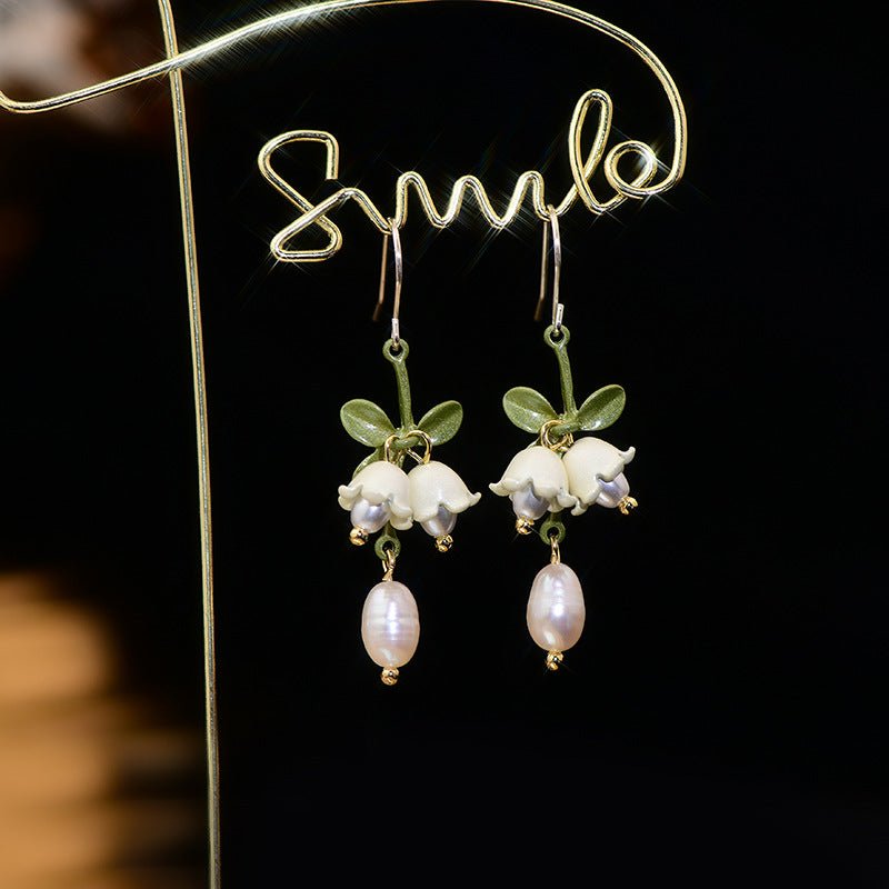 Lily of the Valley Drop Earrings - Hypoallergenic - Abbott Atelier