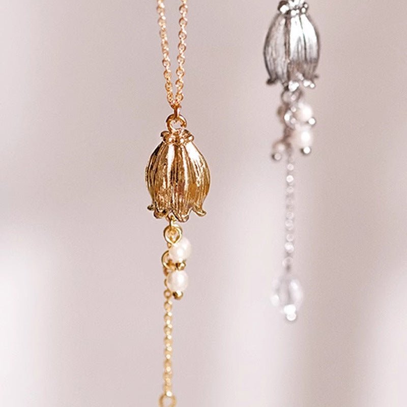 Lily of the Valley Necklace in Gold - Gold - Plated - Abbott Atelier