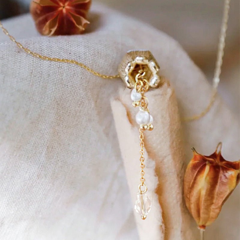 Lily of the Valley Necklace in Gold - Gold - Plated - Abbott Atelier