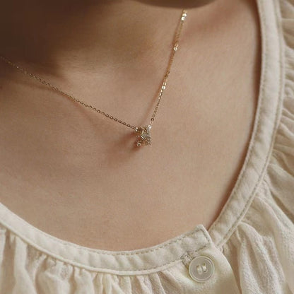 Little Prince Crown Necklace (Solid Silver) - Abbott Atelier - Abbott Atelier