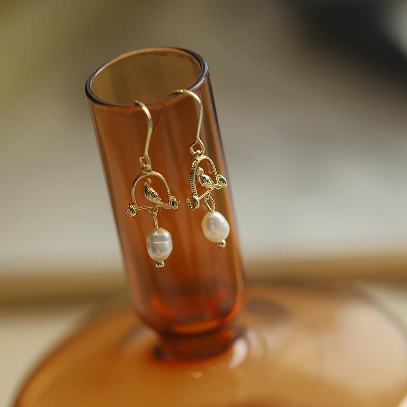 Love Bird Earrings - Hypoallergenic - Abbott Atelier