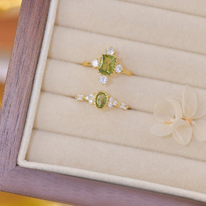 Luella Peridot Ring - Gold - Plated - Abbott Atelier