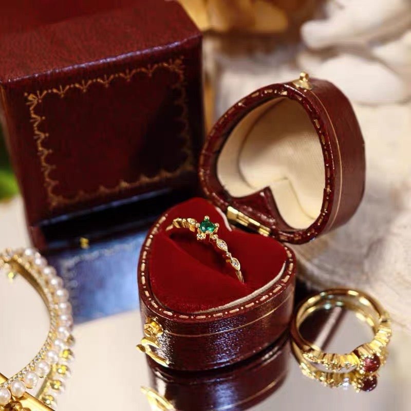 Mini Vintage Ring Box - 4 Styles - Abbott Atelier - Abbott Atelier