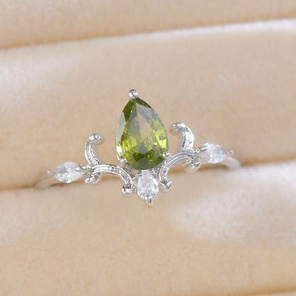 Misella Peridot Ring - Gold - Plated - Abbott Atelier