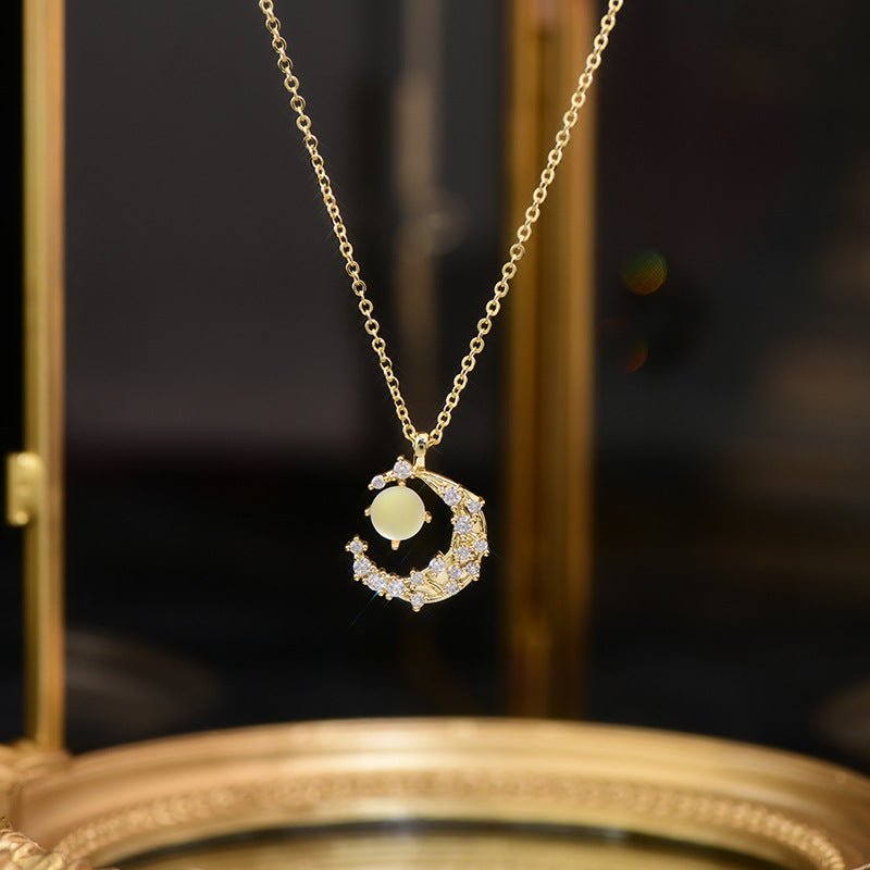 Moon Castle Necklace - Gold Plated - Abbott Atelier