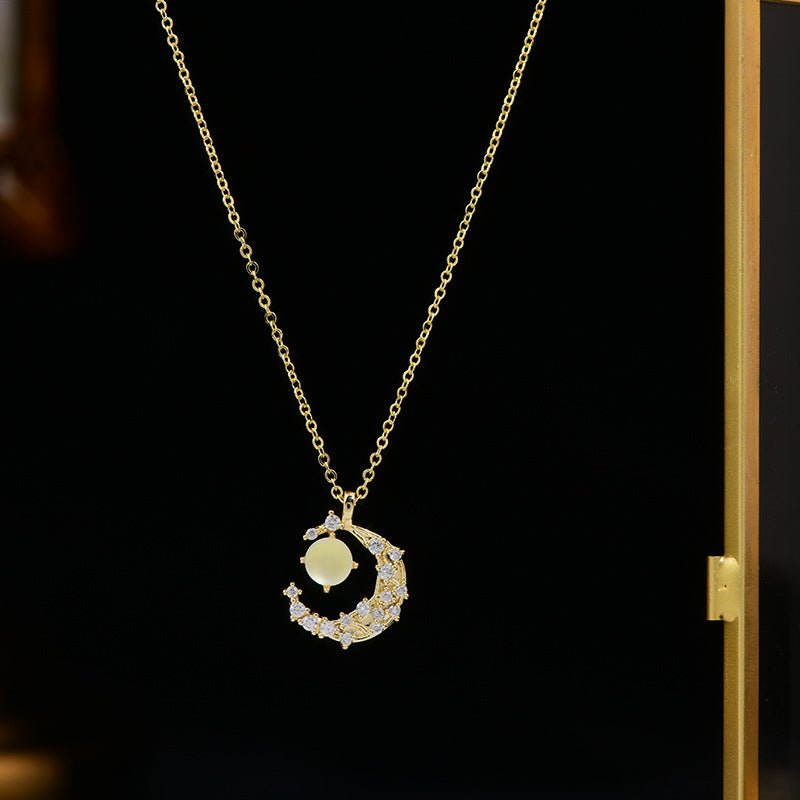 Moon Castle Necklace - Gold Plated - Abbott Atelier