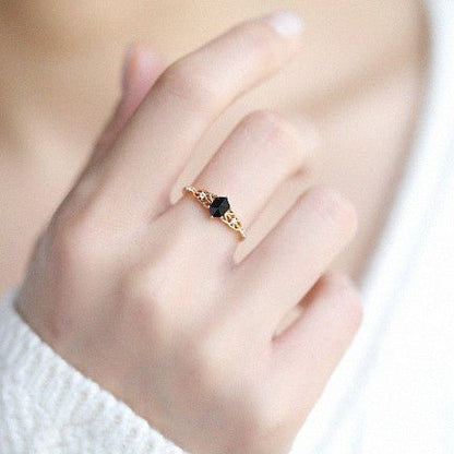 Onyx Arcadia Ring - Gold - Plated - Abbott Atelier