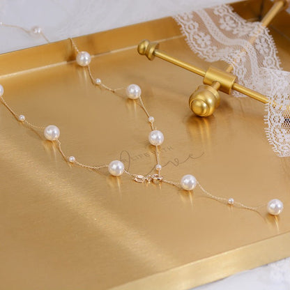 Pearl Necklace - Kirsten - Gold Plated - Abbott Atelier