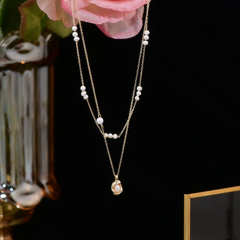 Pearl Necklace Set - Phoebe - Gold Plated - Abbott Atelier