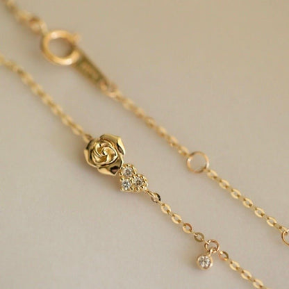 Petals of Love Bracelet in Gold (Solid Silver) - Abbott Atelier - Abbott Atelier