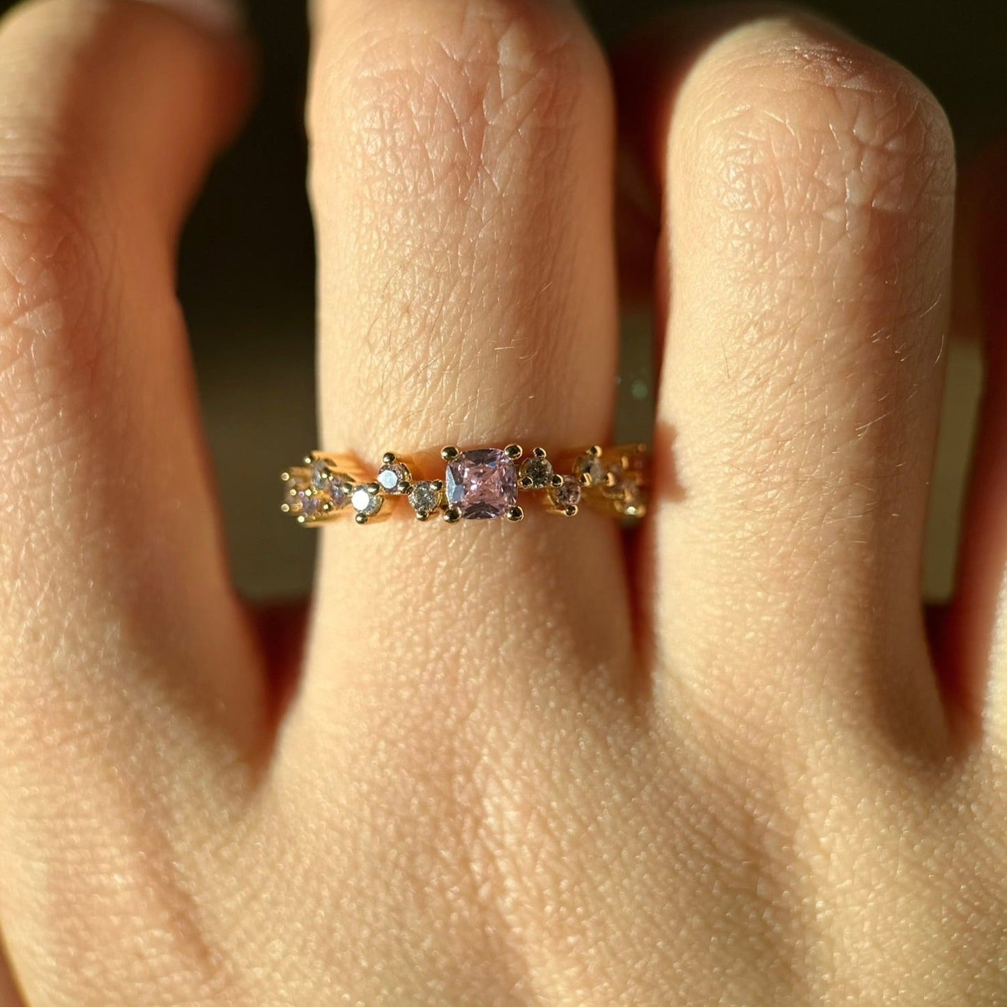 Pink Dawn Ring - Gold - Plated - Abbott Atelier