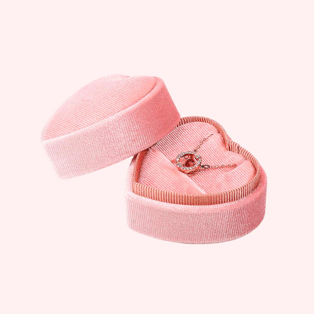 Pink Heart Jewelry Box - Abbott Atelier - Abbott Atelier