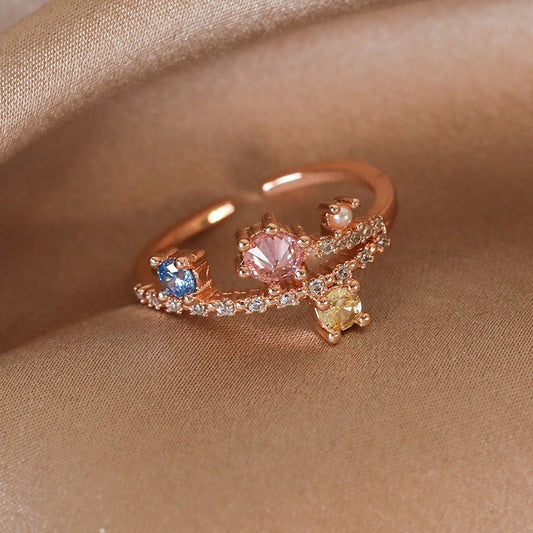 Rose Gold Nebula Ring - Gold - Plated - Abbott Atelier